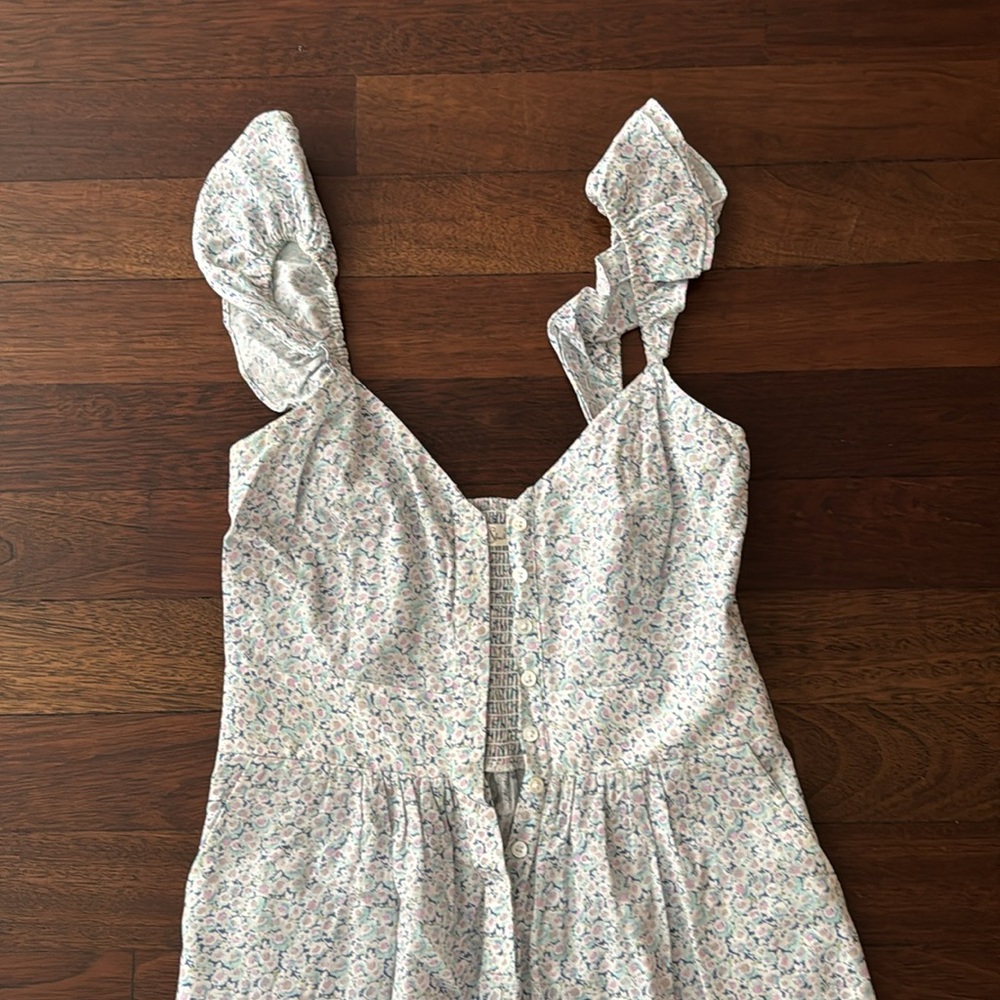 Love Shack Fancy floral jumpsuit